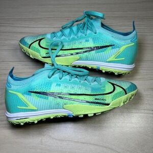 Nike Mercurial Vapor 14 Elite TF Turf 'Green Yellow White' Men's 7 Women's 8.5